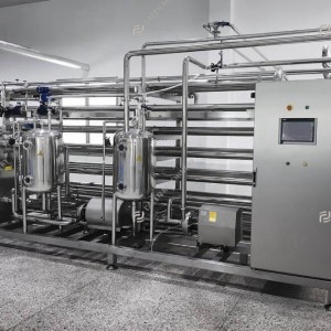 Pasteurized milk processing line