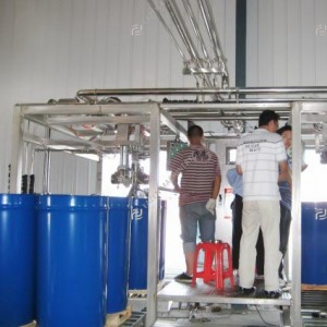 Double head BID(bag in drum) aseptic filling machine