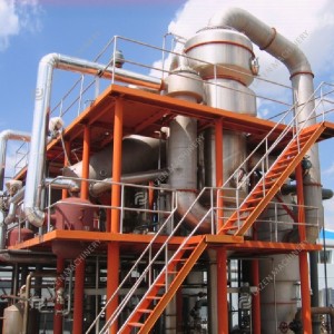 Forced circulation evaporator