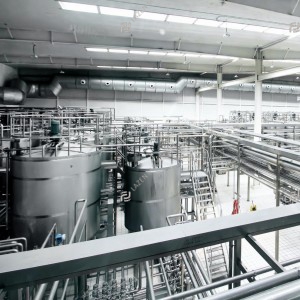 Ice cream processing line