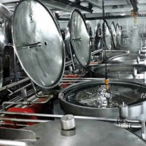 Herbal tea beverage processing line