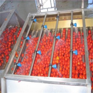 Tomato juice processing line