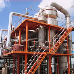 Forced circulation evaporator