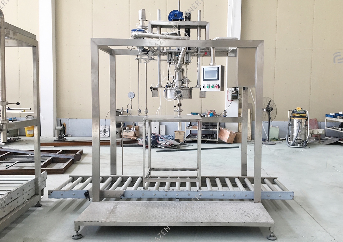 single head bag in drum aseptic filler1