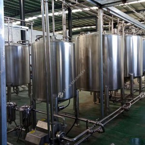Pasteurized milk processing line
