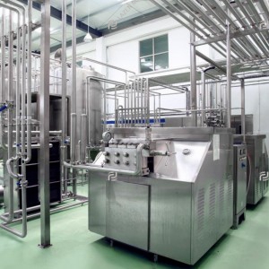 Ice cream processing line