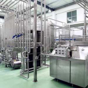 Ice cream processing line